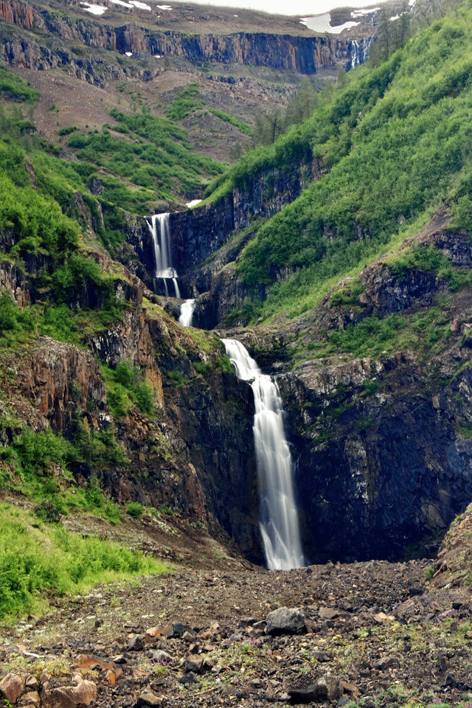 водопады плато Путорана